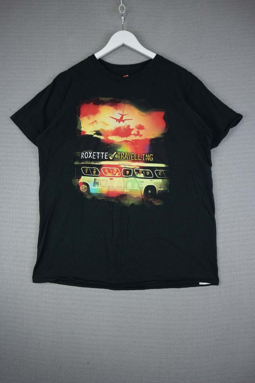 Roxette Travelling World Tour 2012 Band Merch Tee Mens XL